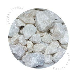 Piedra marmolina blanca